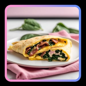 Turkey bacon omelette recipe